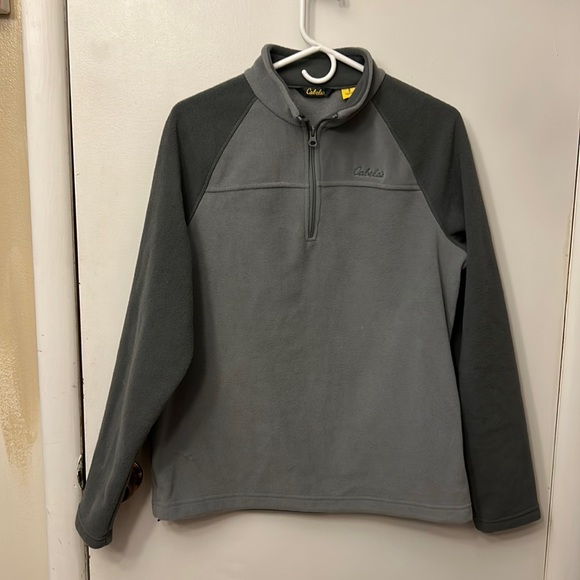 Cabela's Other - Cabelas Mens Fleece Grey Size Small